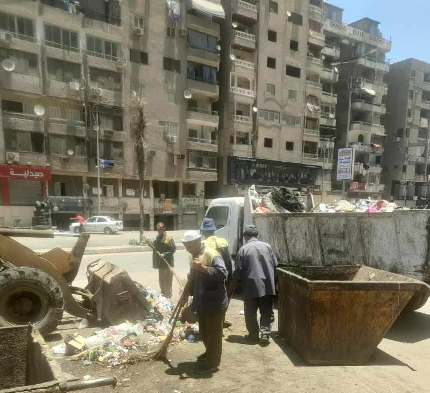 رفع 31 ألف طن مخلفات في ول وثاني أيام عيد الأضحى بالجيزة