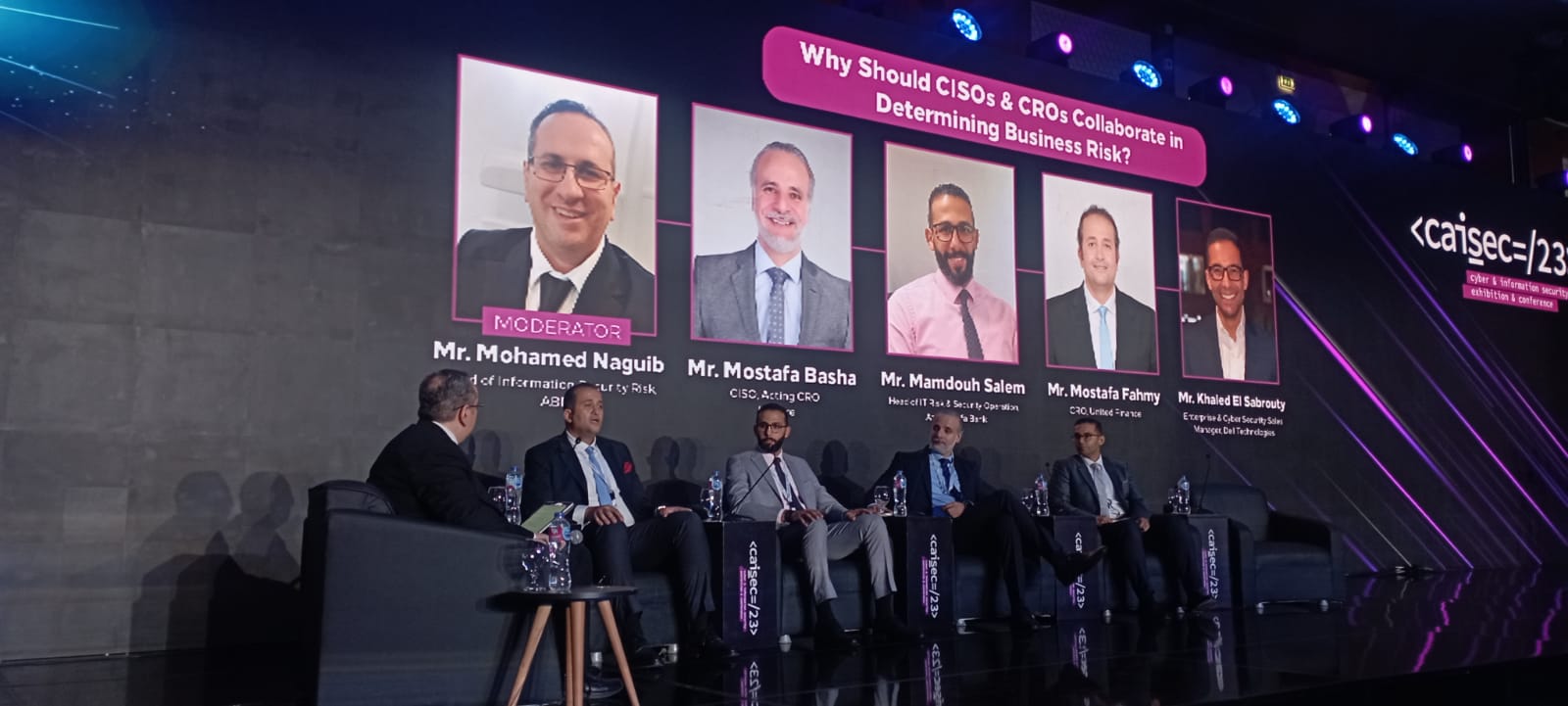 جلسة بـ Caisec”23 تستعرض مخاطر الأمن السيبراني كأهم عناصر إدارة المخاطر بالمؤسسات المالية