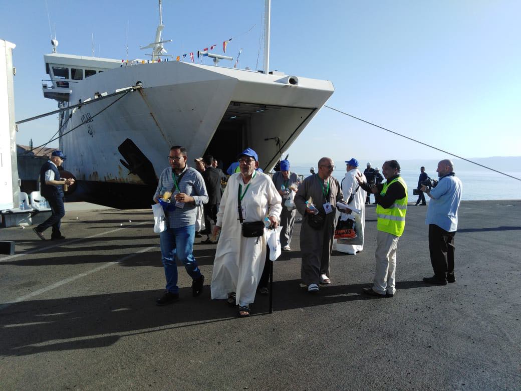 لجان السياحة تستقبل أول أفواج الحجاج المصريين