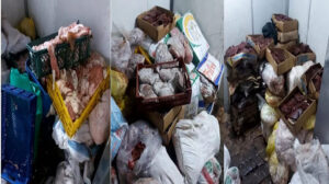 “قبل عيد الأضحى”…ضبط كمية كبيرة من اللحوم الفاسدة داخل محل بباب الشعرية