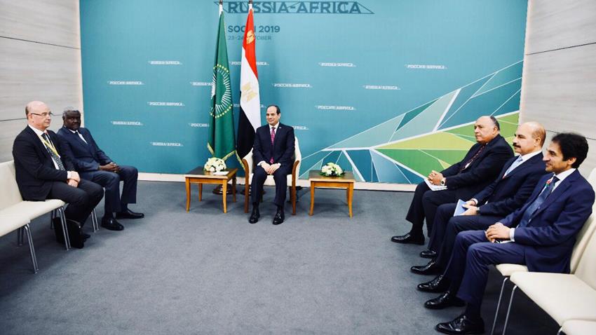 السيسي: مصر كانت دوماً رائدة وسباقة في انتهاج مسار السلام