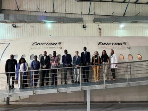 الطيران المدني تنظم  زيارات ميدانية لوزير نقل بوركينا فاسو والوفد المرافق له