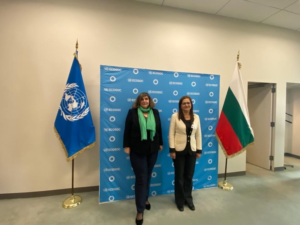 وزيرة التخطيط تلتقي برئيسة المجلس الاقتصادي والاجتماعي بالأمم المتحدة