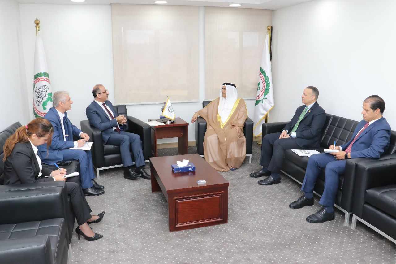 توسيع الإعتراف الدولى بفلسطين أولوية  اجتماع البرلمان العربي مع مندوب دولة فلسطين بجامعة العربية