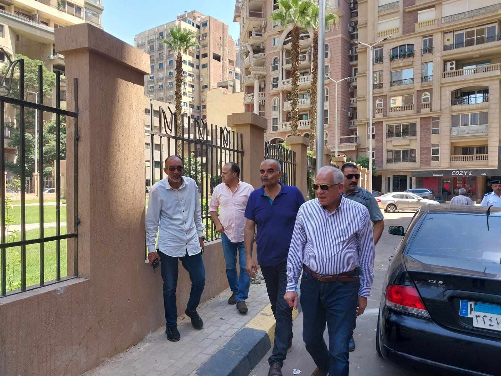 محافظ الجيزة يتفقد أعمال تطوير ميدان الجمهوريات بالدقي