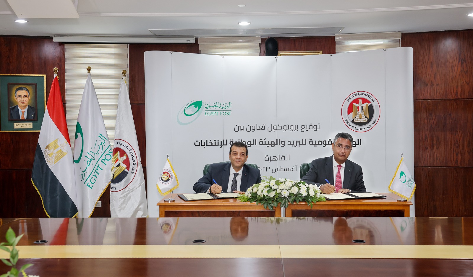 “الوطنية للانتخابات” و “البريد” يوقعان بروتوكول تعاون لهدف تسهيل نقل مستلزمات العملية الانتخابية على مستوى الجمهورية