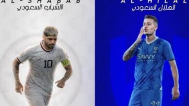 الهلال السعودي ضد الشباب