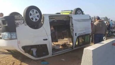 تصادم بين سيارتين