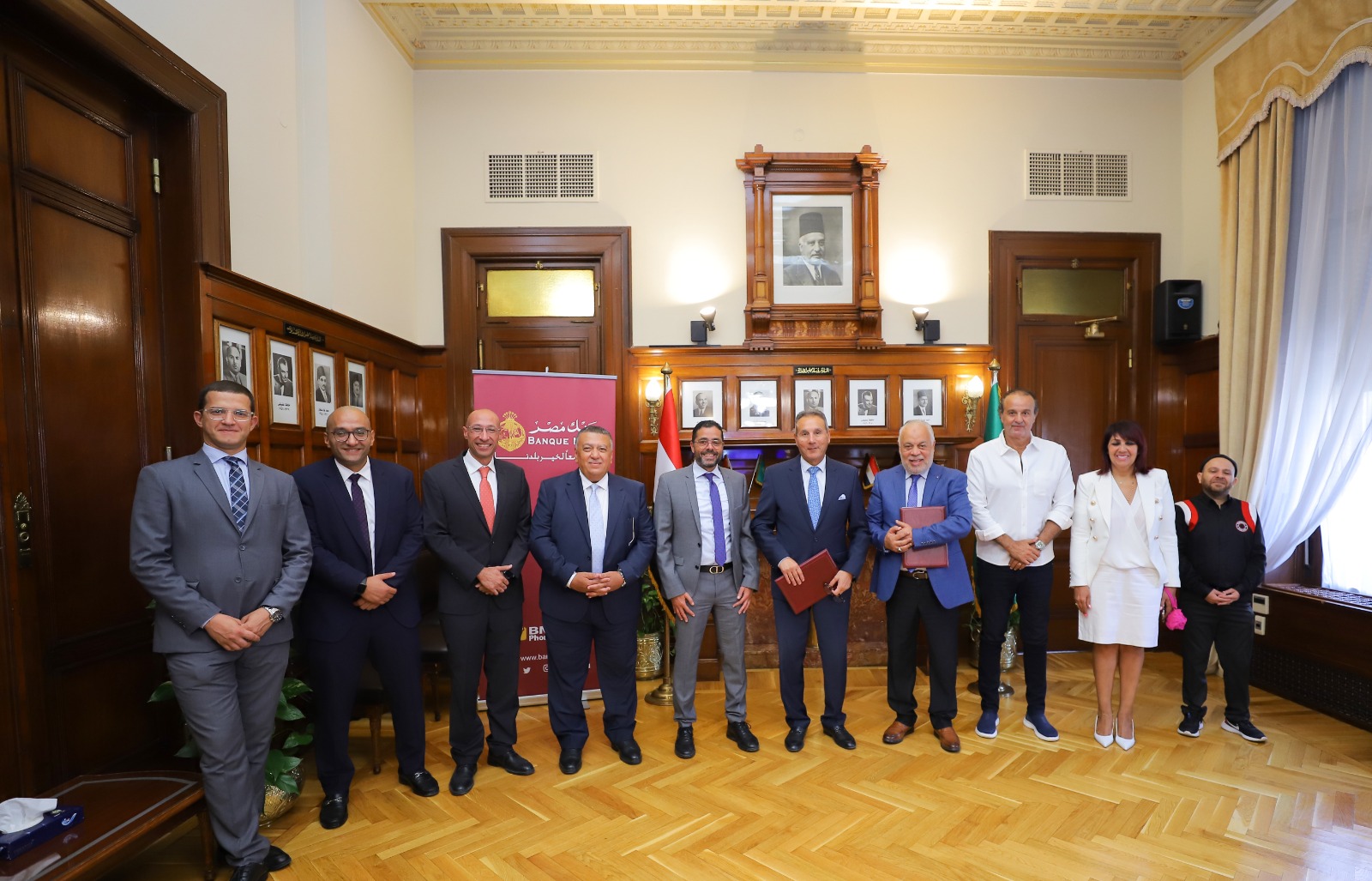 بنك مصر يوقع بروتوكول مع نقابة المهن التمثيلية لدعم التحصيل الإلكتروني للأعضاء