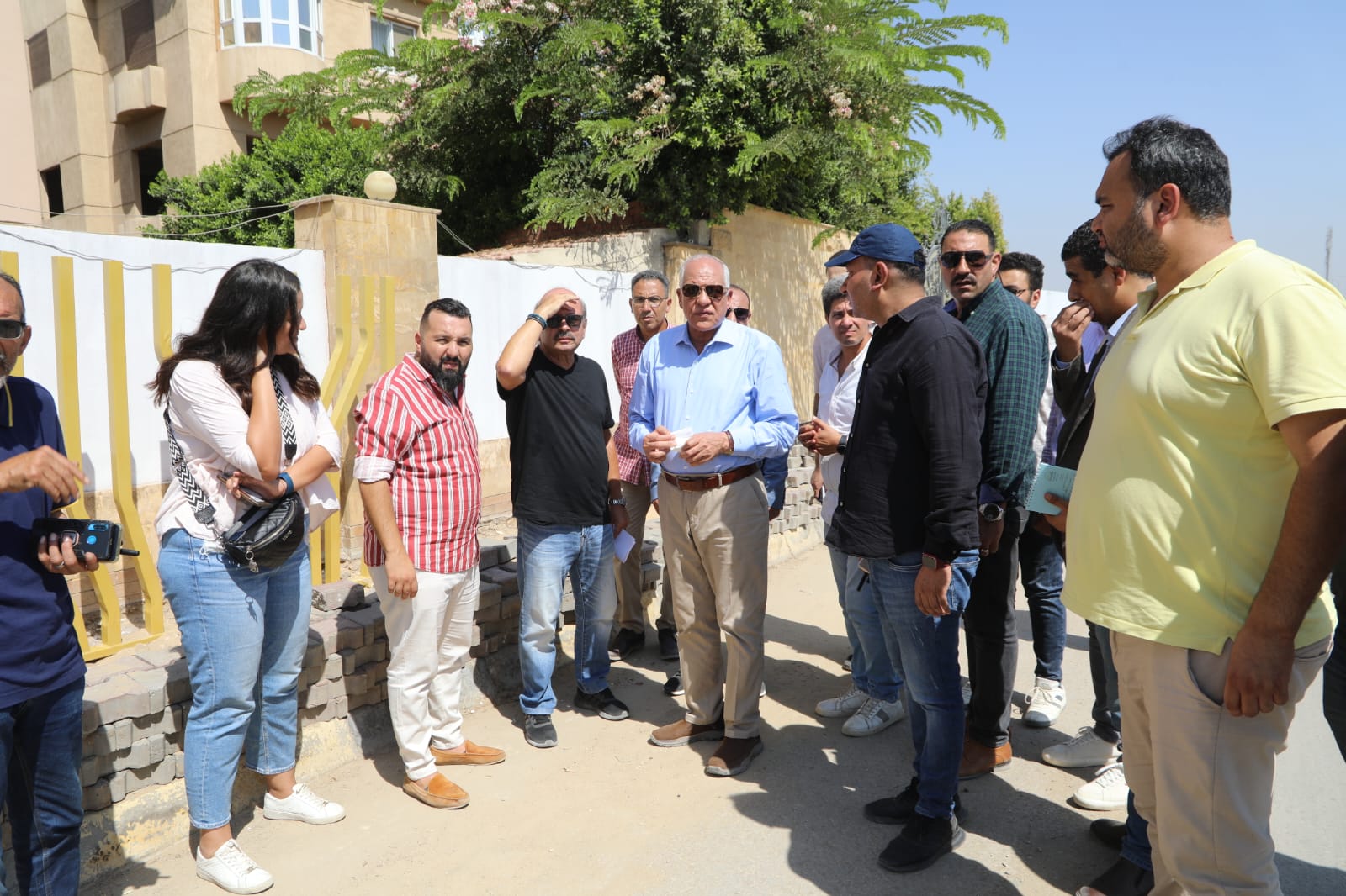 محافظ الجيزة يتابع أعمال تطوير المنطقة المحيطة بالمتحف المصري الكبير