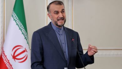 وزير الخارجية الإيراني حسين أمير عبد اللهيان