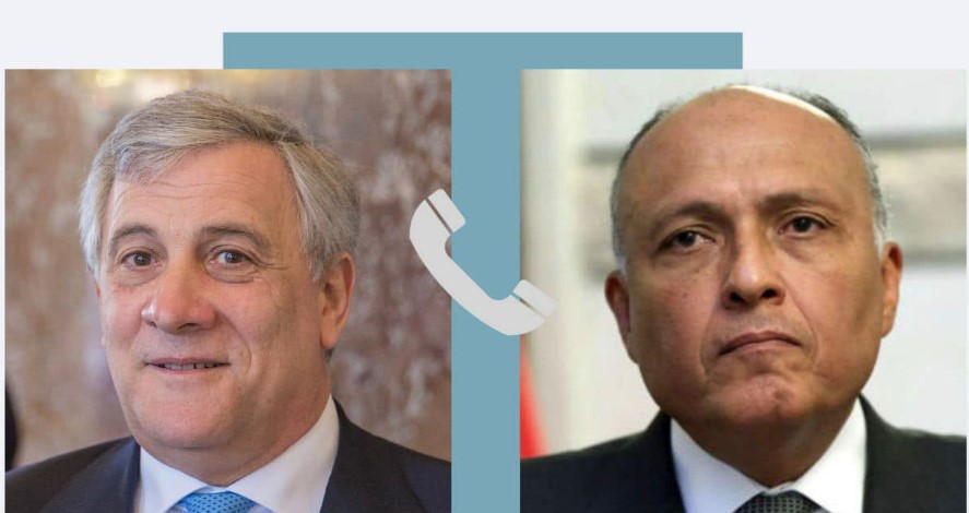 وزير الخارجية يطلع نظيره الإيطالي على سبل حل أزمتي النيجر وليبيا