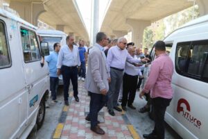 محافظ الجيزة يتفقد مواقف “السرفيس” بالمريوطية