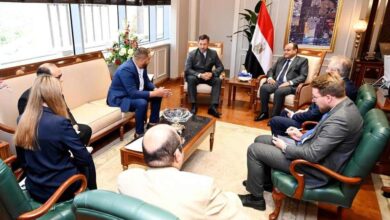 وزيرا التجارة والصناعة المصرى والتتارستانى