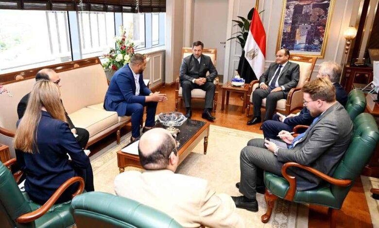 وزيرا التجارة والصناعة المصرى والتتارستانى