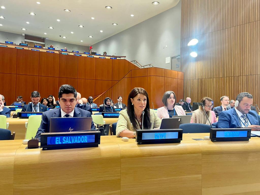 المشاط تلقي كلمة مصر باجتماعات الدورة 78 للجمعية العامة للأمم المتحدة