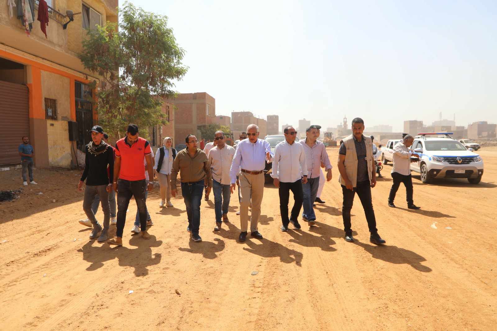 محافظ الجيزة يتفقد محور عمرو بن العاص
