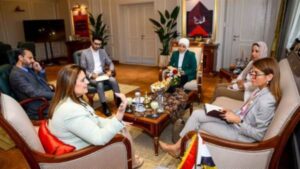 وزيرة الهجرة تستقبل المدير الإقليمي لمكتب منظمة اليونسكو بالقاهرة