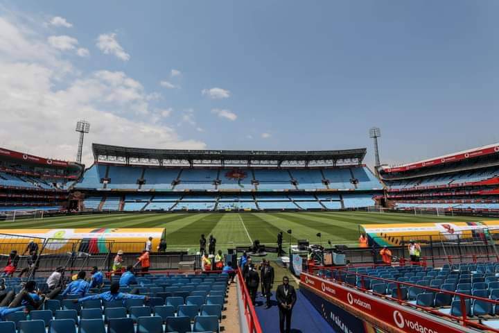 أحمد شوبير ينشر لقطات من ستاد المباراة قبل المواجهة صن داونز والأهلي