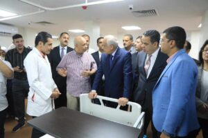 افتتاح وحدة العناية المركزة بمستشفي أبو النمرس المركزي
