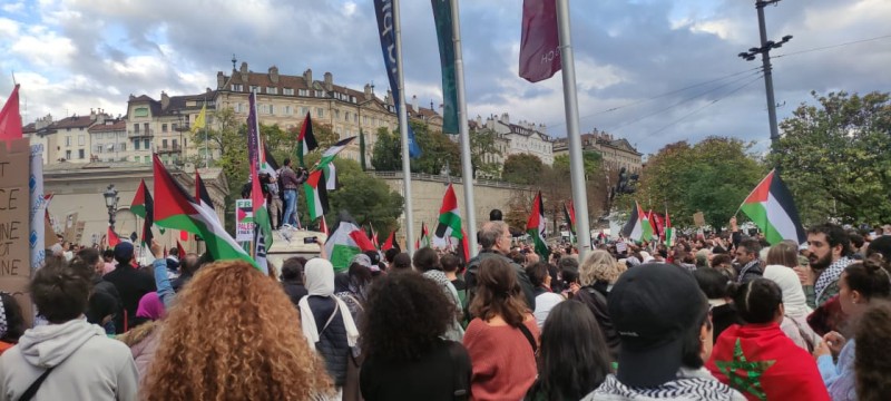 مسيرات حاشدة في المغرب تضامنًا مع فلسطين