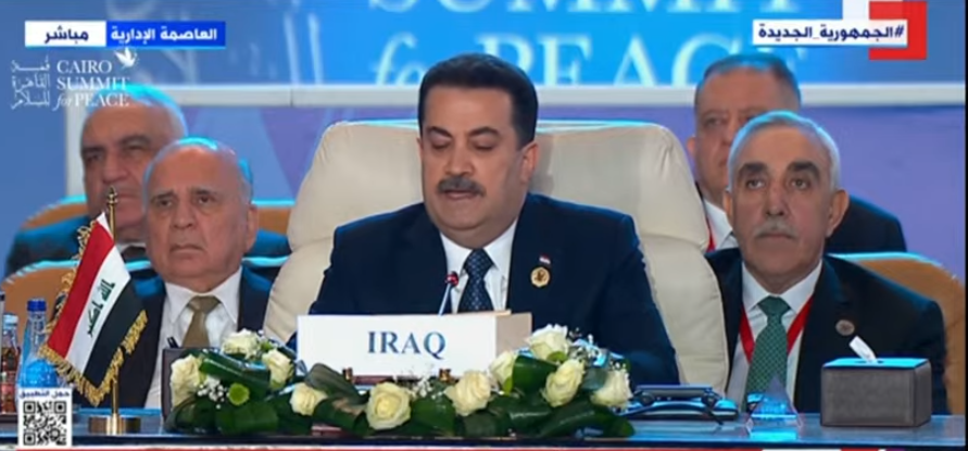 رئيس وزراء العراق: تجاهل حقوق الفلسطينيين يؤدي إلى عدم الاستقرار في المنطقة