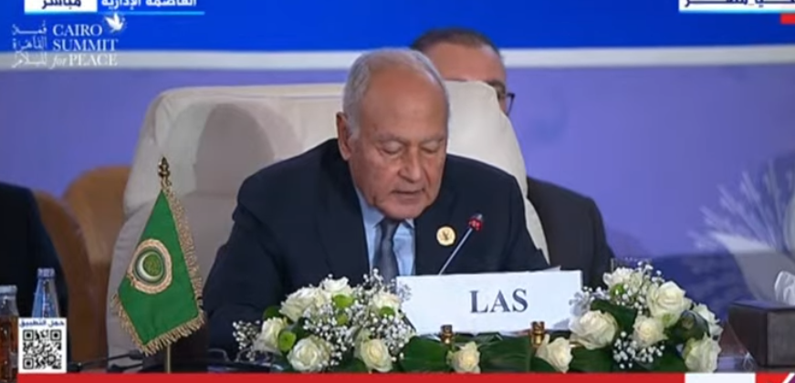 “أبو الغيط” يطالب بوقف فوري للنار وفتح ممر آمن للمساعدات في غزة