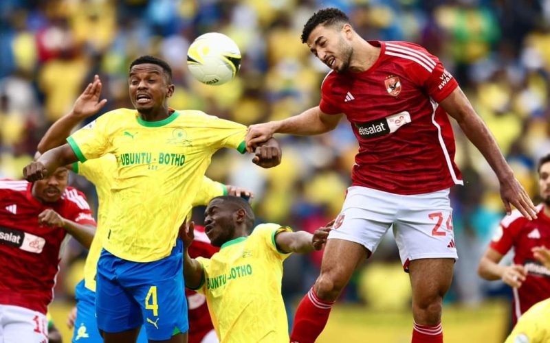 الأهلي يستعد لمواجهة صن داونز في القاهرة