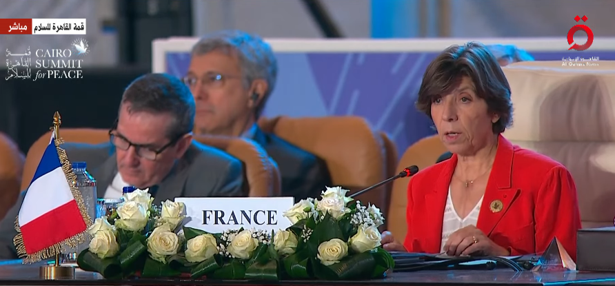 وزيرة خارجية فرنسا: يجب التوصل لحل لإيصال المساعدات إلى غزة بشكل مستدام