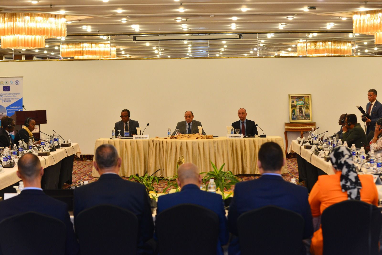 وزير الطيران المدني ؛ خلال افتتاح أولى جلسات ورشة عمل منظمة الكوميسا