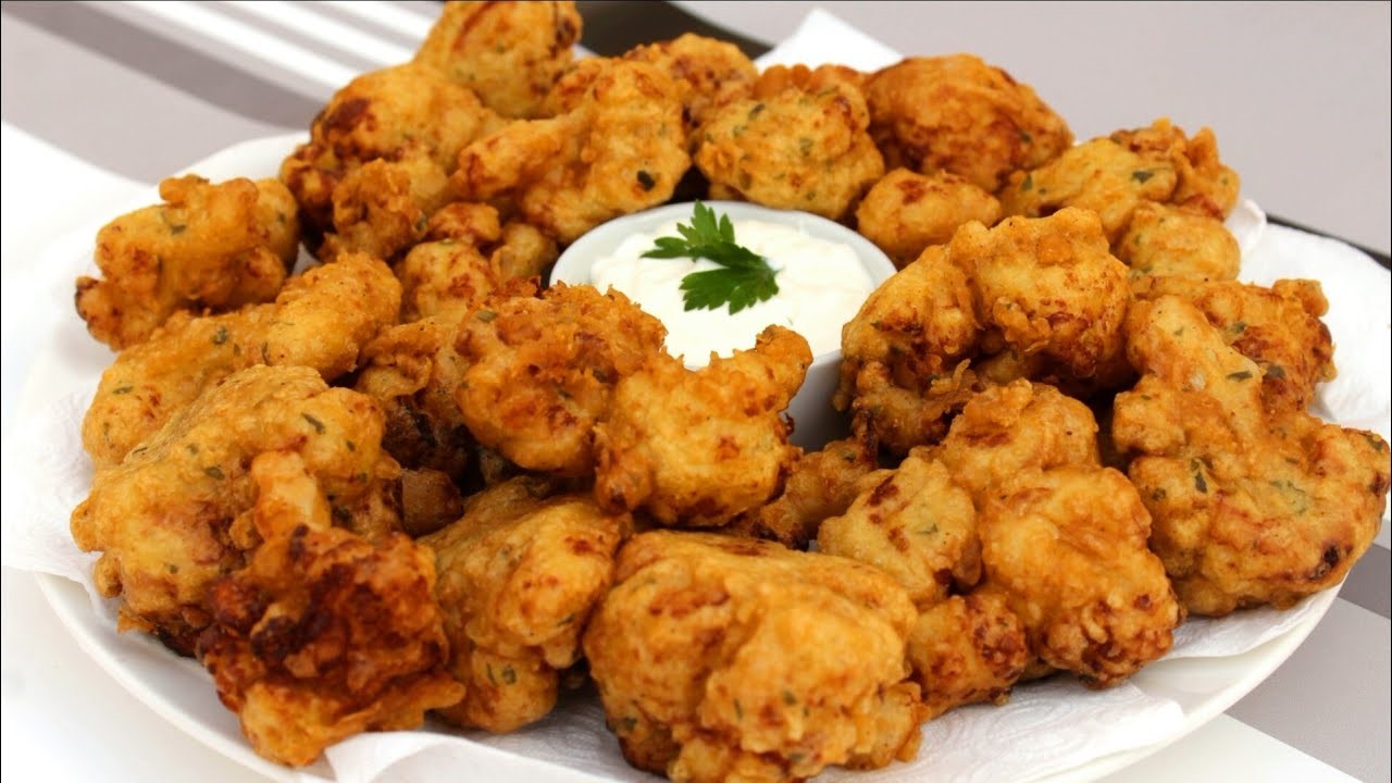 القرنبيط المقلي المقرمش بطريقة مميزة