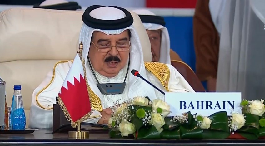 ملك البحرين: استقرار الشرق الأوسط مرهون بتأمين حقوق الشعب الفلسطيني