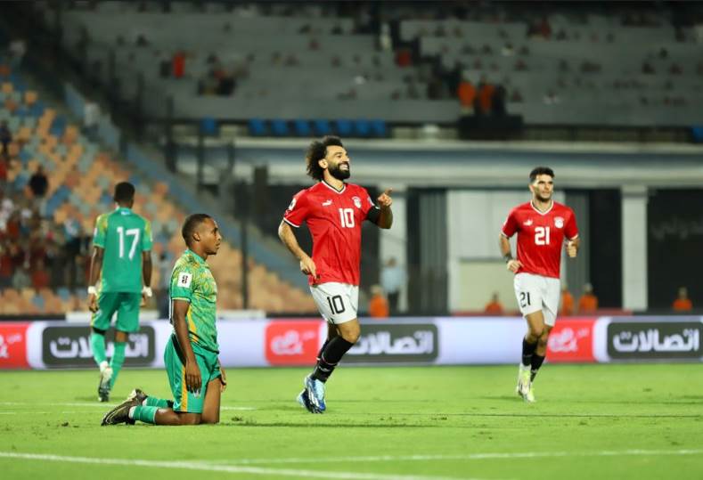 صلاح يصبح الهداف التاريخي لمصر في تصفيات كأس العالم