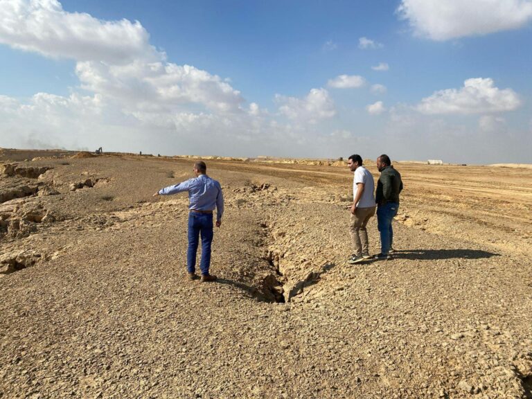 تنفيذ طرق جديدة بمنطقة مثلث الأمل