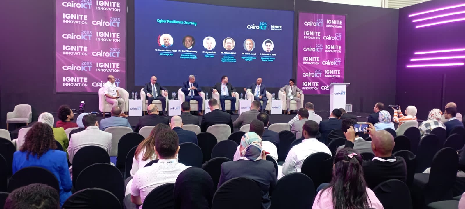 خبراء الأمن الرقمي بمعرض Cairo ICT تطبيق مفهوم “رحلة المرونة السيبرانية” في المؤسسات المالية