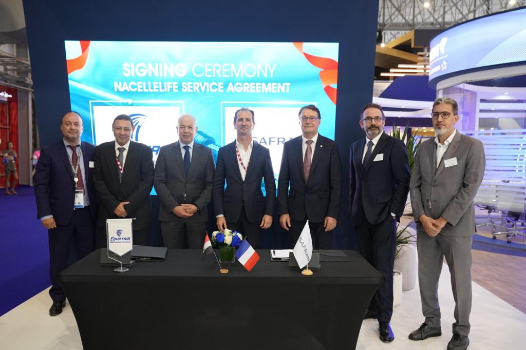 مصر للطيران توقع اتفاقية خدمة مع Safran Nacelles لصيانة عواكس دفع المحركات لطائرات A330ceo