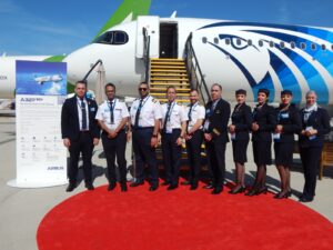 مصر للطيران_الناقل الوطني تشارك بأحدث طائراتها من طراز أيرباص A321neo في معرض دبي للطيران