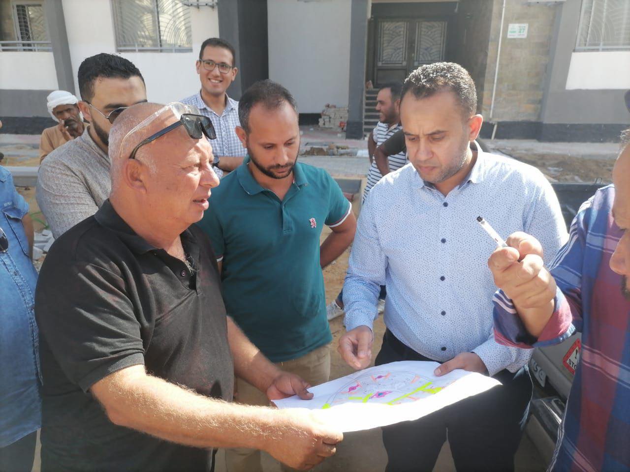 رئيس ” جهاز دمياط الجديدة ” يتفقد مشروع “جنة” بالحي السادس