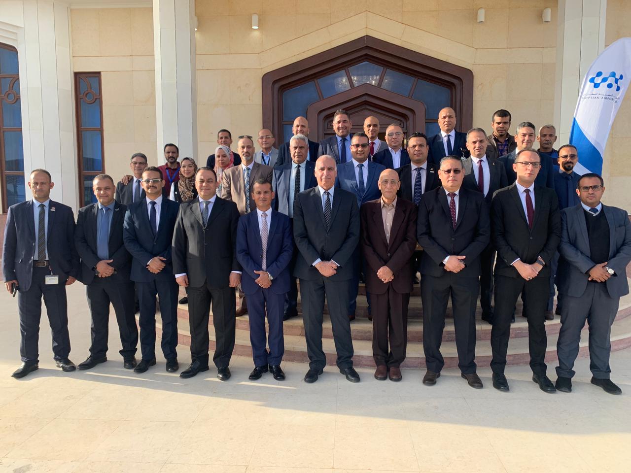 اجتياز مطار شرم الدولى  مراجعة الجهة  المانحة SGS  للحصول على شهادتى الايزو ١٤٠٠١ و٤٥٠٠١