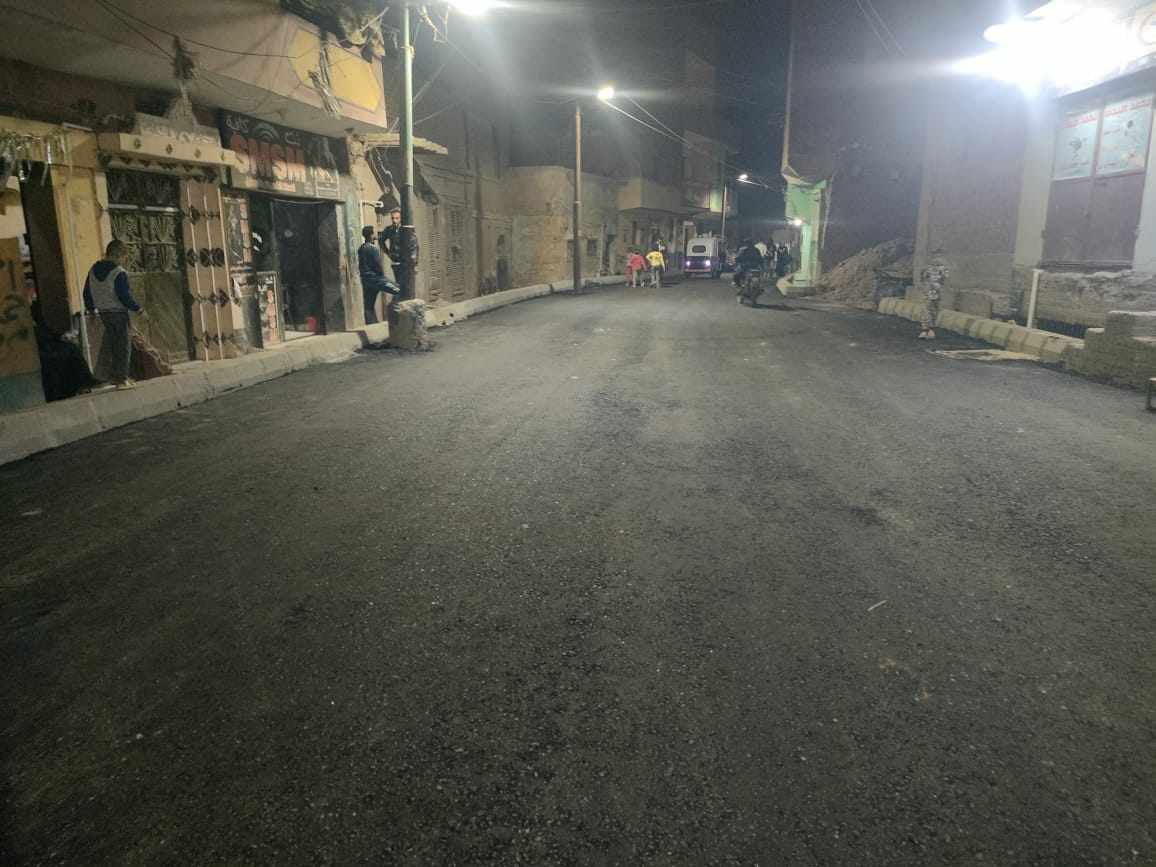 تطوير ورصف طرق أبو ربع بالبدرشين و سعد زغلول والصفتى بالعياط