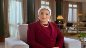 السيدة انتصار ‎السيسي تدلي بصوتها في الانتخابات الرئاسية 2024