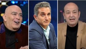 باسم يوسف ينقذ حياة عماد الدين أديب.. وعمرو أديب: “علاقتي بيه مش تمام لكن هشيل اللي عمله في رقبتي”