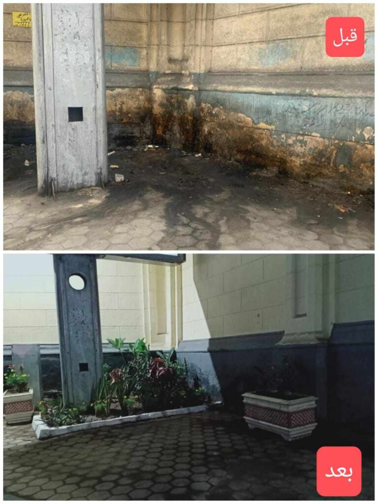 تطوير أسوار ميدان الجيزة