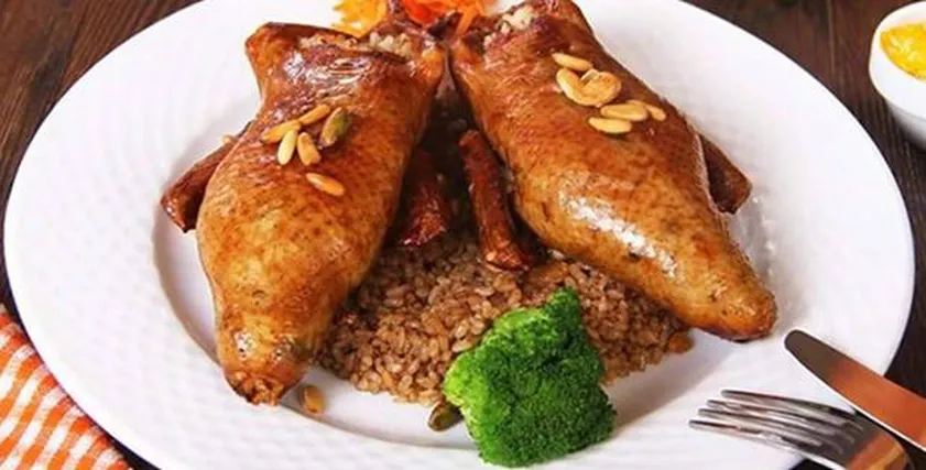 الحمام المحشي على الطريقة المصرية بطعم لايقاوم