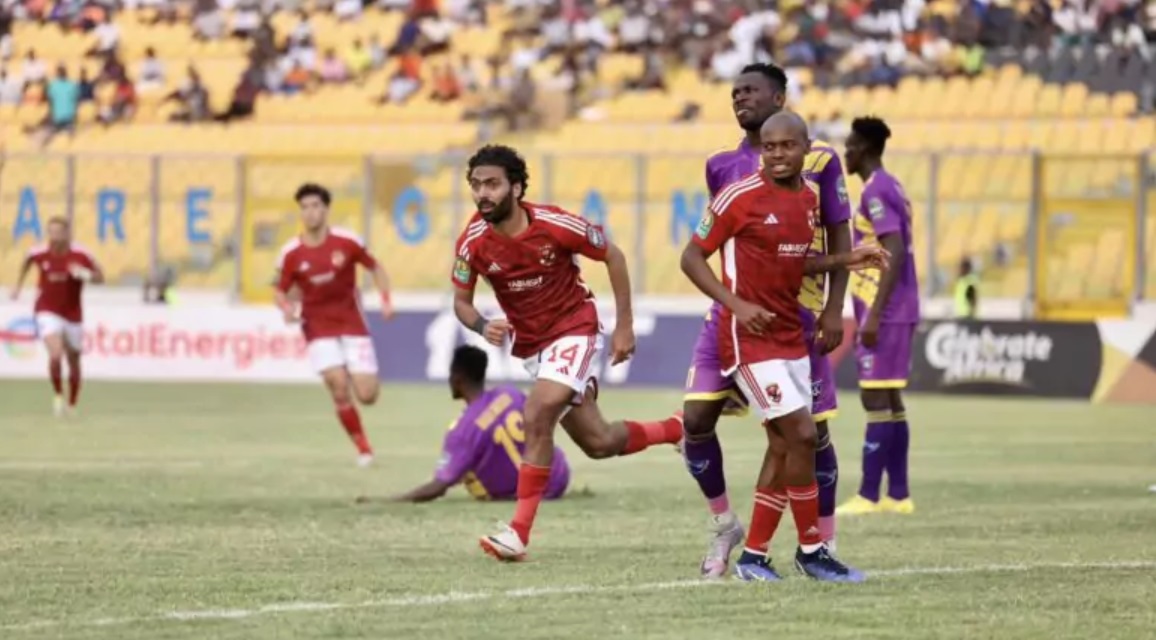 الأهلي يفوز على ميدياما الغاني بهدف حسين الشحات