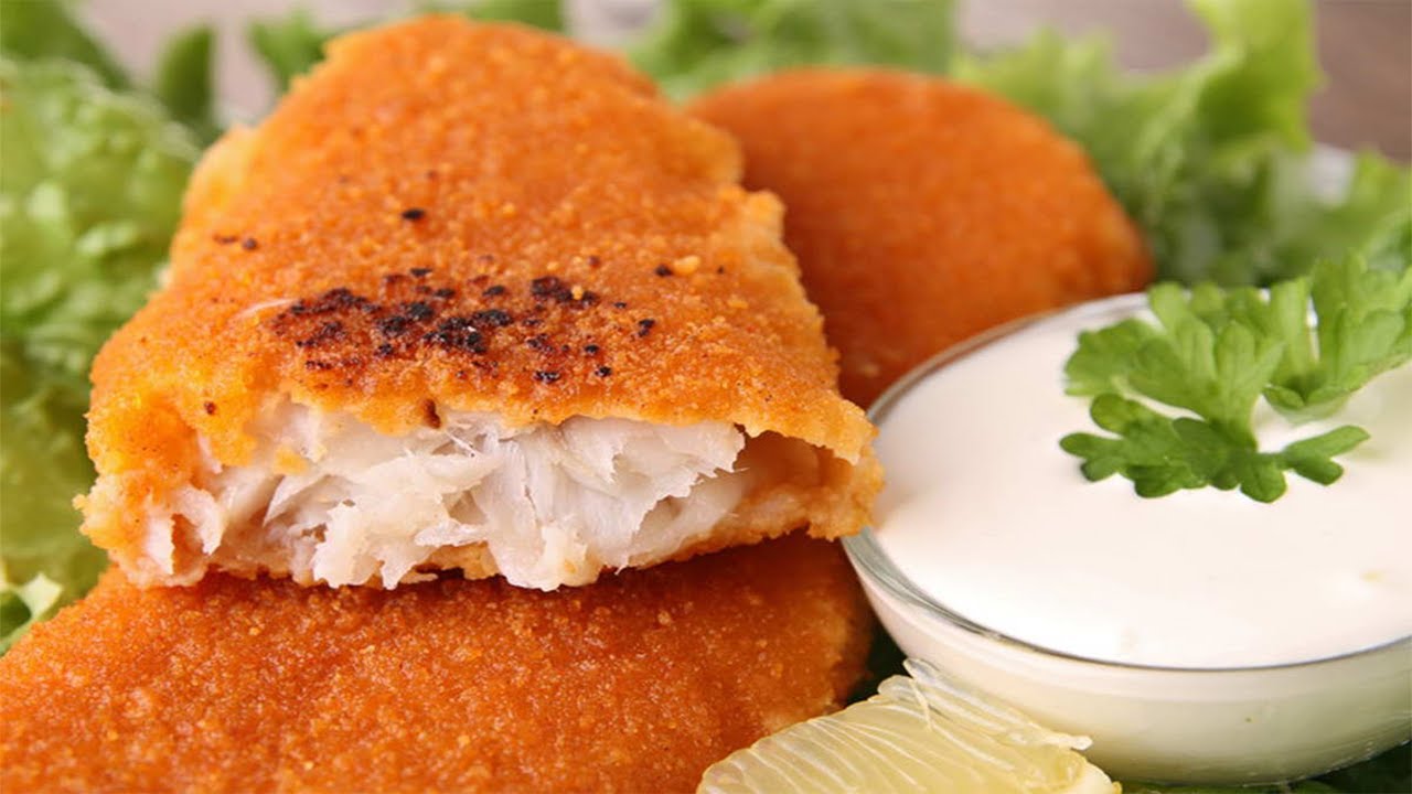 فيليه السمك المقرمش بسر خلطة المطاعم