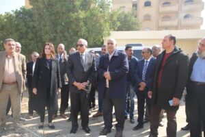 جولة تفقدية لـ”محافظ الجيزة” بحدائق الأهرام