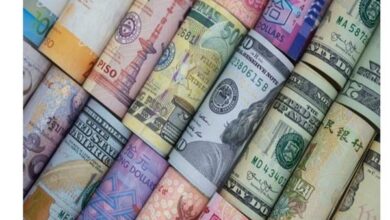 العملات العربية والأجنبية