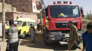 اختناق طفلة في حريق شقة أسرتها بسوهاج