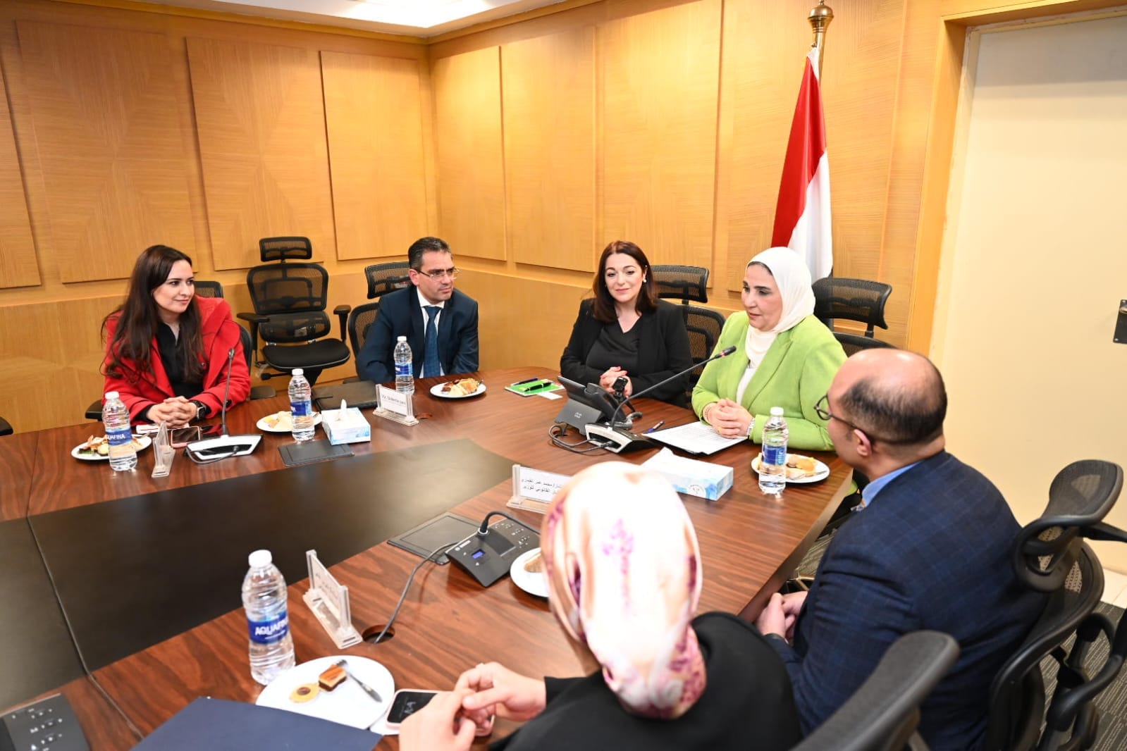 وزيرة التضامن تستقبل وزيرة الإدماج والقطاع التطوعي بدولة مالطا